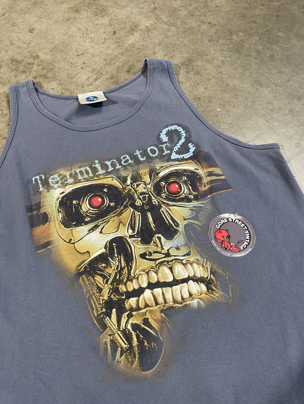 Vintage 90s Universal Studios Terminator 2 Tank Top 25x30